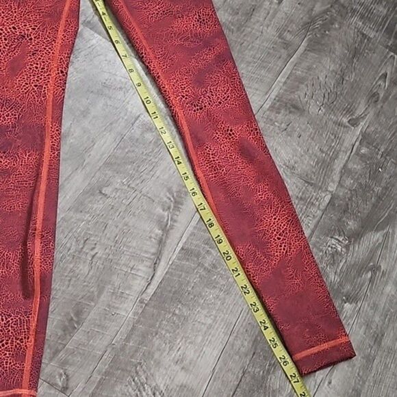 Lululemon Wunder Train High Rise 25” Leggings – Crackle Glaze Orange Women’s - Picture 9 of 12